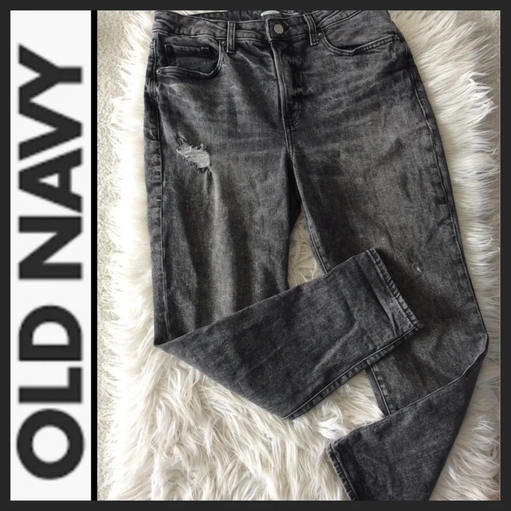 Old Navy O.G. Straight High Rise Jeans - Picture 2 of 5